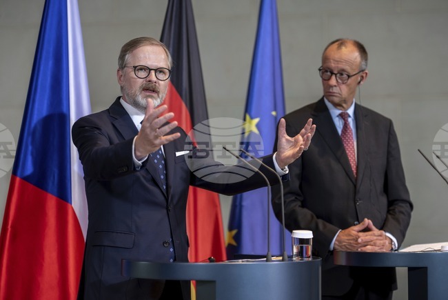 Ключови щрихи от срещата на германския канцлер Мерц и чешкия премиер Фиала в Берлин