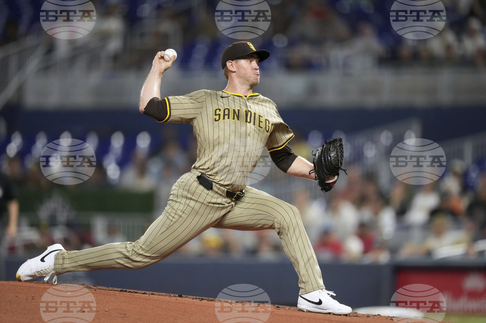 Padres Marlins Baseball