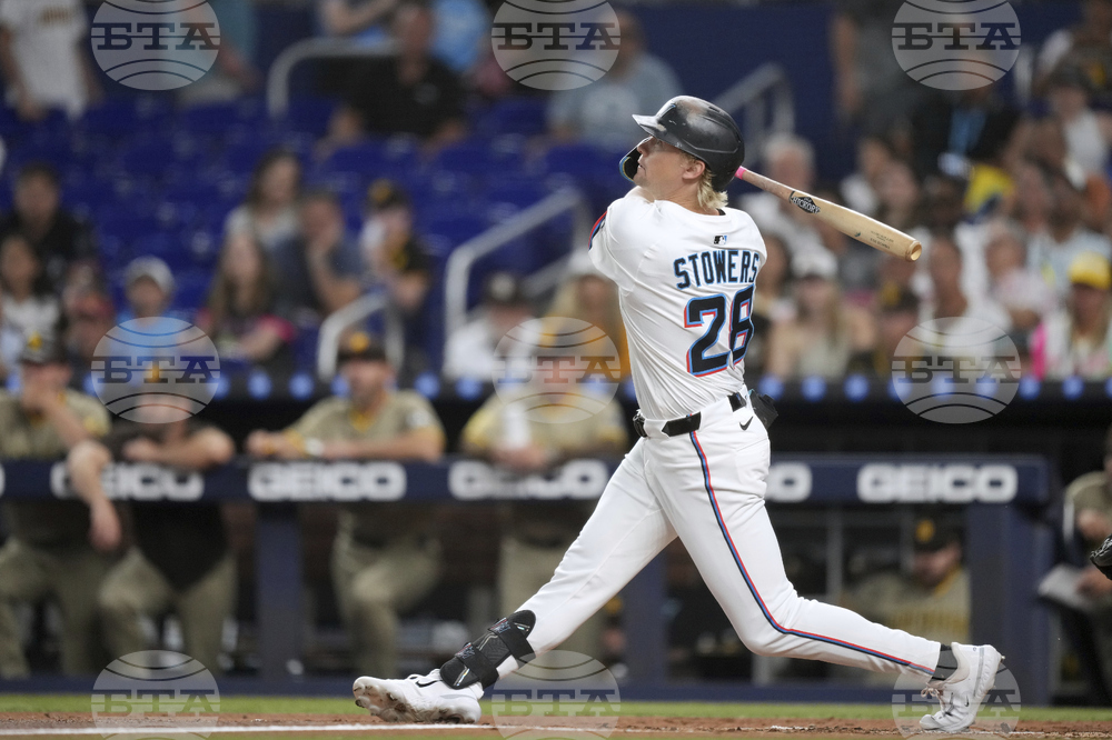 Padres Marlins Baseball