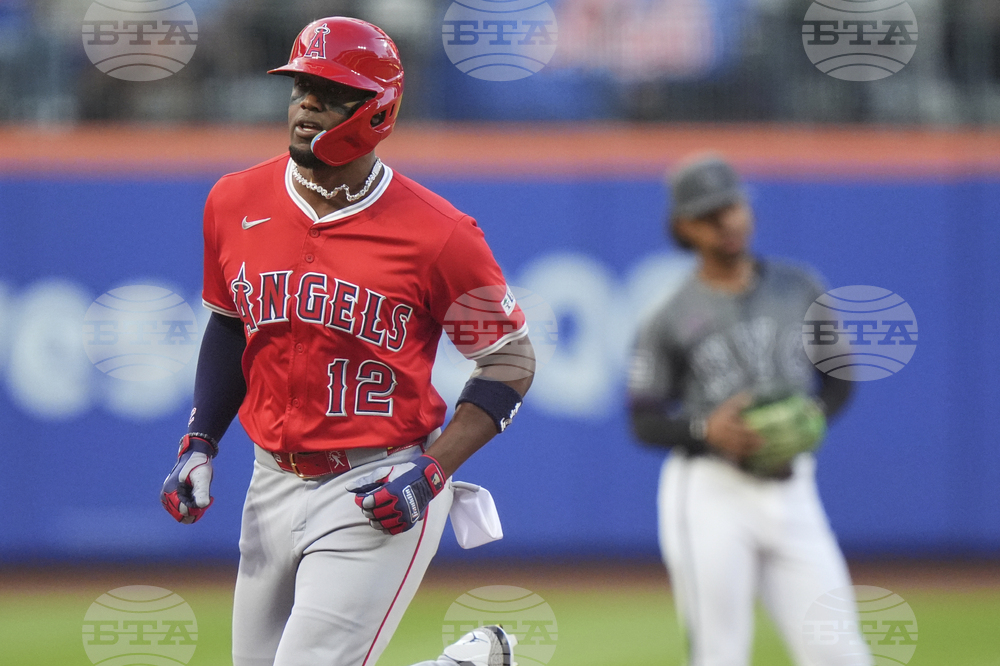 Angels Mets Baseball