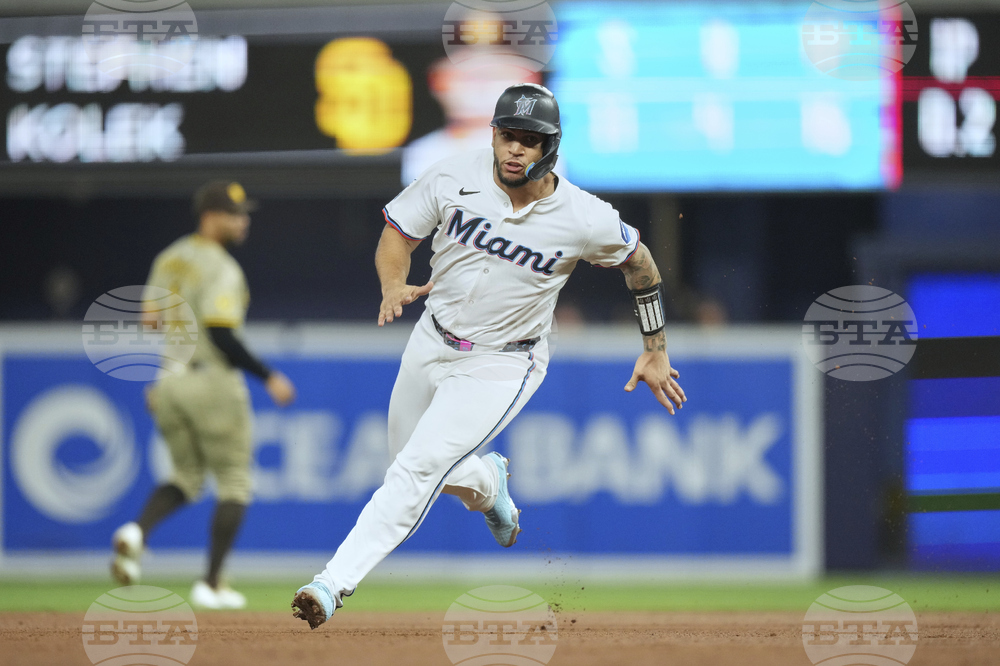 Padres Marlins Baseball