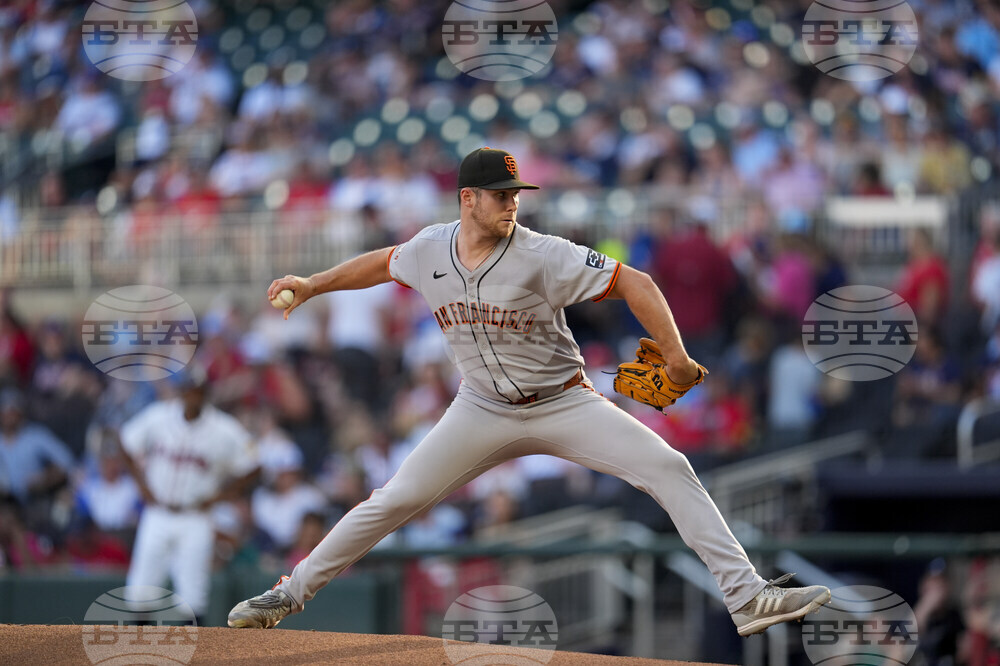 Giants Braves Baseball