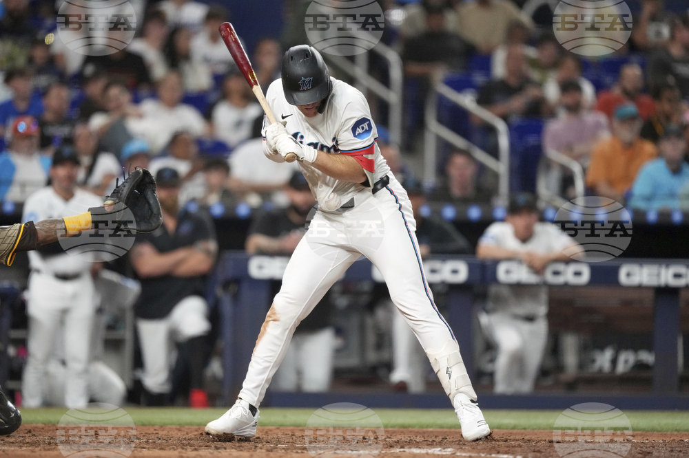 Padres Marlins Baseball