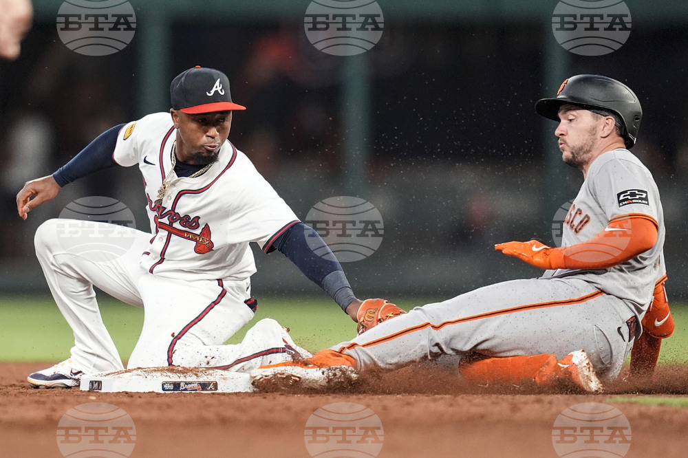 Giants Braves Baseball