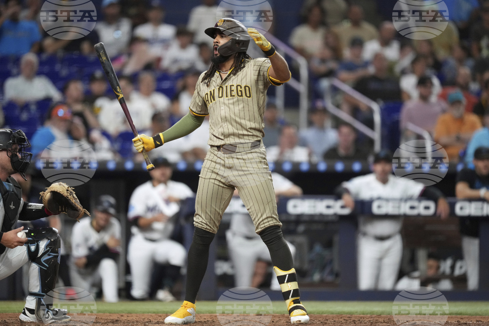 Padres Marlins Baseball