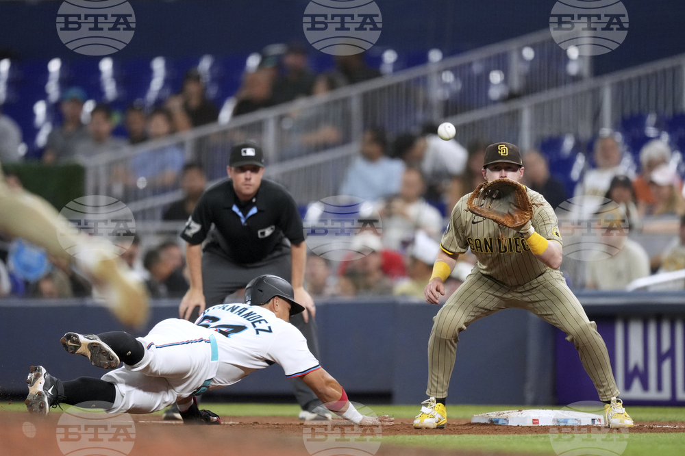 Padres Marlins Baseball