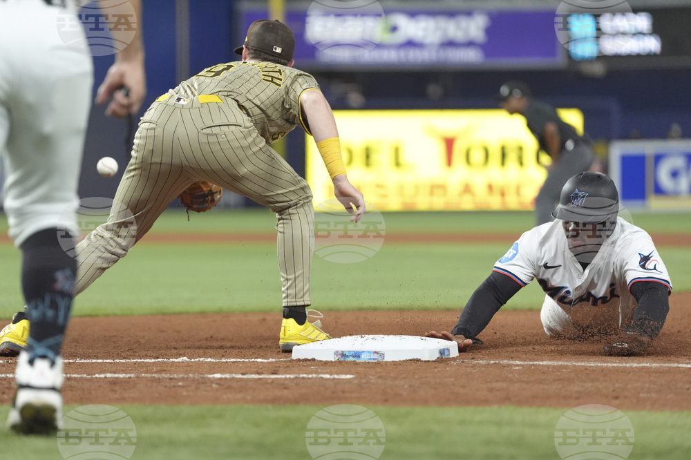 Padres Marlins Baseball