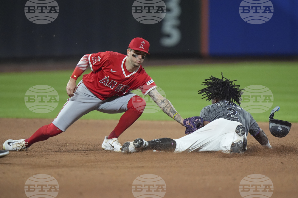 Angels Mets Baseball