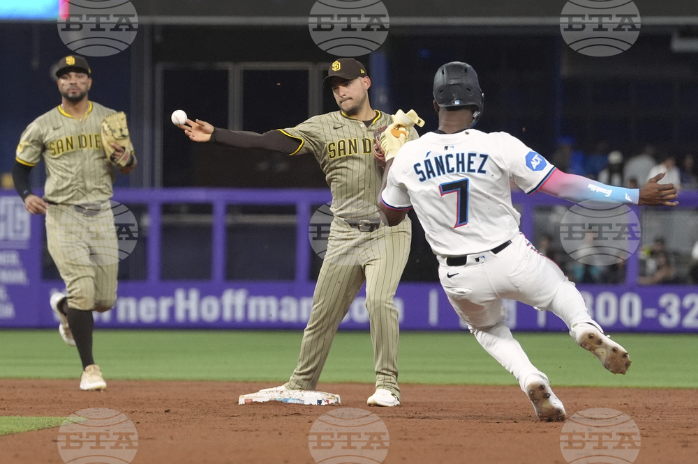 Padres Marlins Baseball