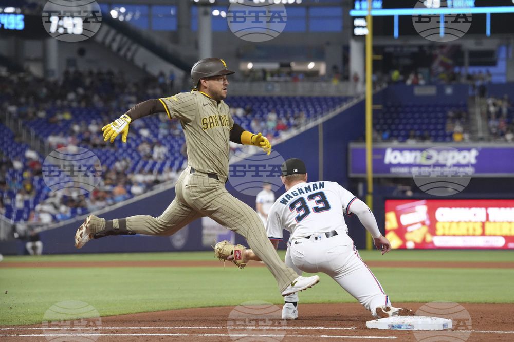 Padres Marlins Baseball