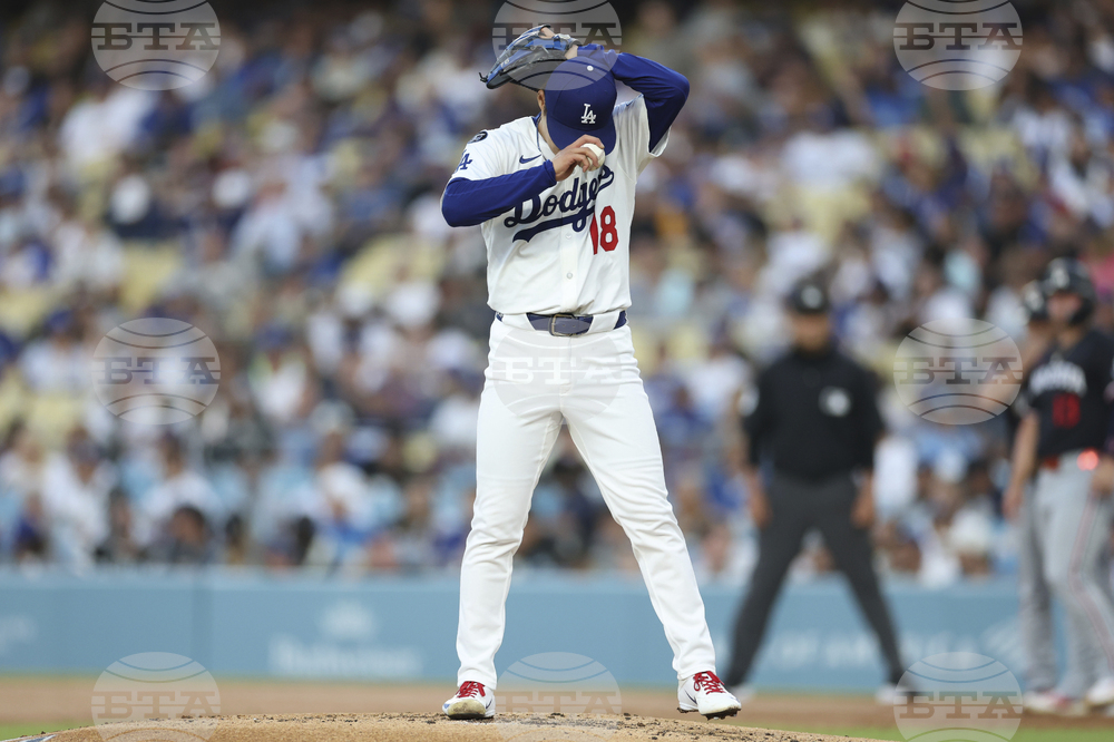 Twins Dodgers Baseball