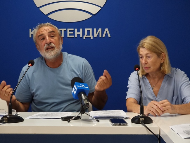 Пресконференция на Младен Ризов и съпругата му Елеонора, във връзка с бездействие на институциите