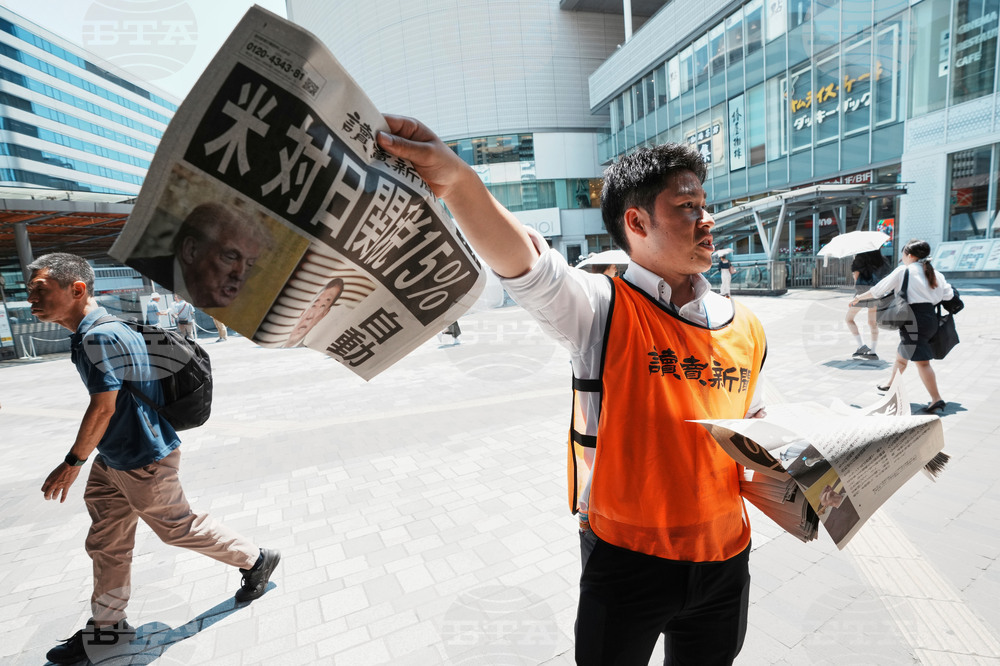 APTOPIX Japan US Trump Tariffs