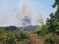 Село Камен връх - община Болярово - пожар