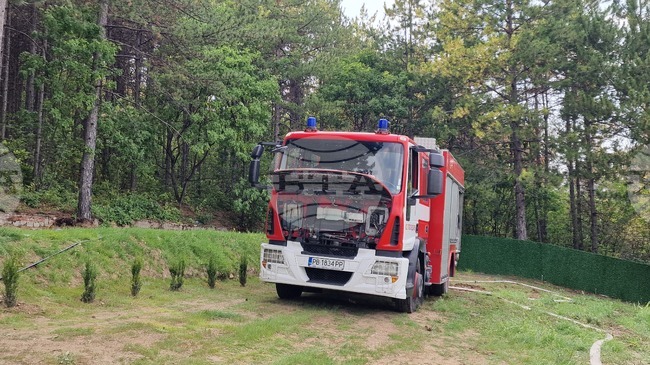 Доброволно формирование „Пловдив 112“ се включи в гасенето на пожара в района на Дермендере