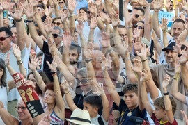 Варна - протест в подкрепа на задържания кмет на града Благомир Коцев