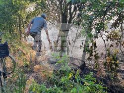 Село Окоп - сметище - пожар