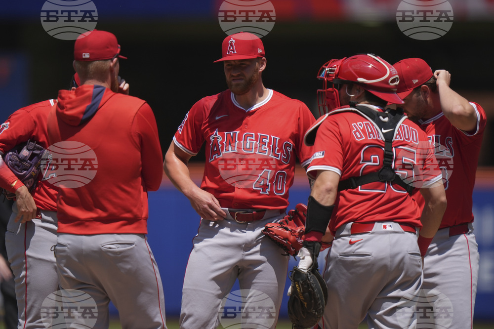 Angels Mets Baseball