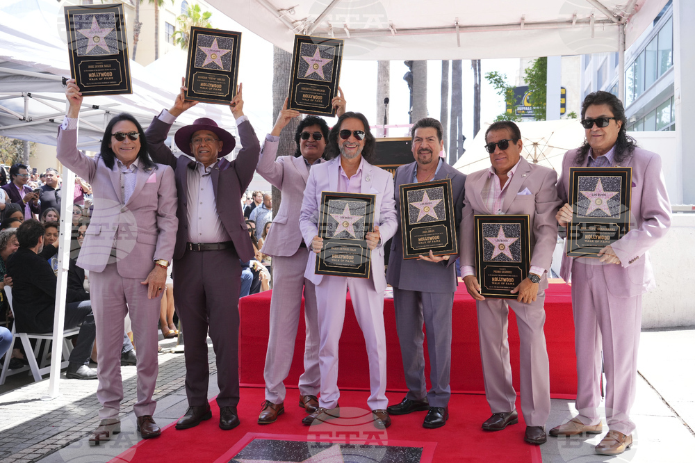 APTOPIX Los Bukis Walk of Fame