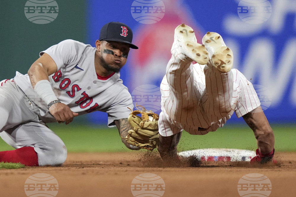 APTOPIX Red Sox Phillies Baseball