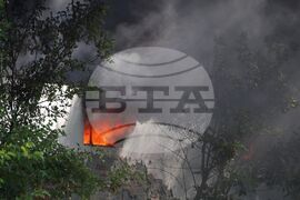 Средец - пожар - замърсен въздух