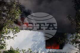 Средец - пожар - замърсен въздух