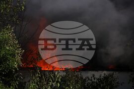Средец - пожар - замърсен въздух
