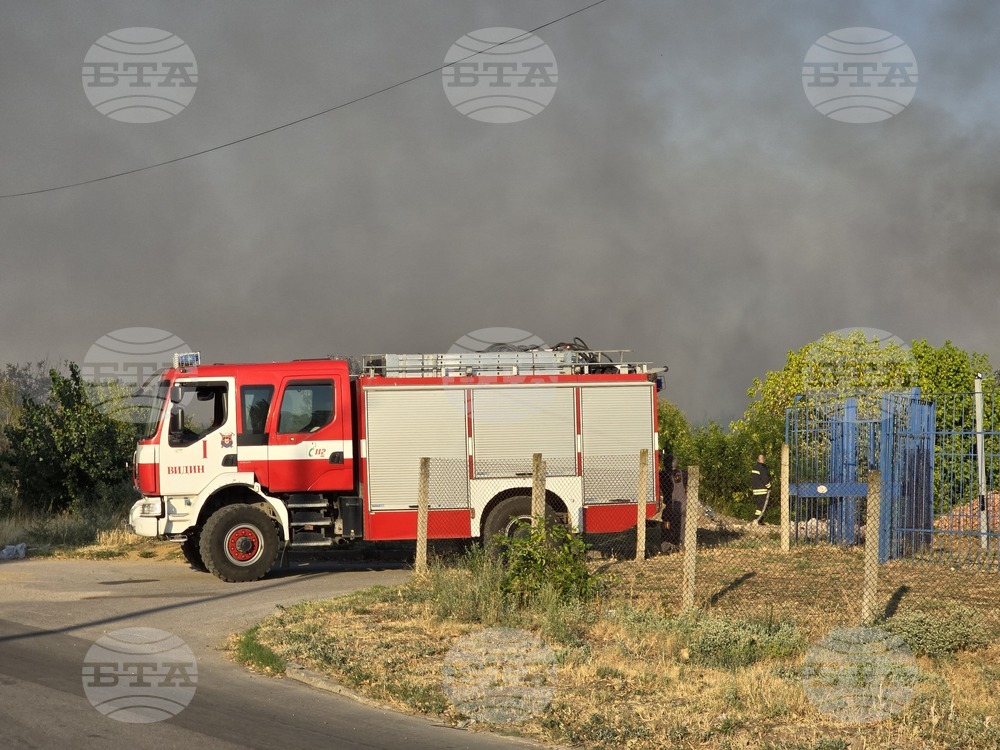 Видин - пожар