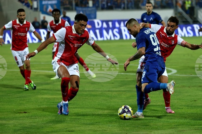 Левски загуби от Брага след продължения, ще играе срещу Сабах от Азербайджан в Лигата на конференциите 