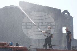 Средец - пожар - частично бедствено положение