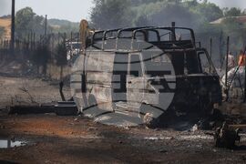 Средец - пожар - частично бедствено положение