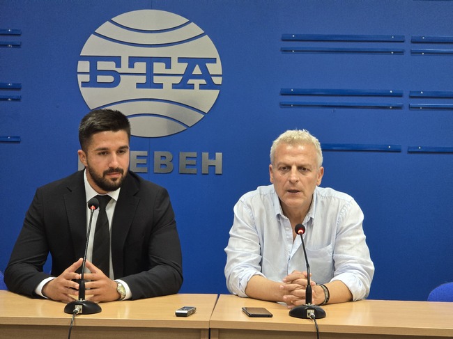 Пресконференция на Политически съюз "Синя България" в Плевен