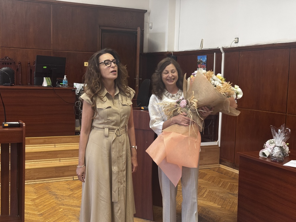 Новият административен ръководител-председател на Окръжен съд - Хасково Милена Петева - Георгиева встъпи официално в длъжност