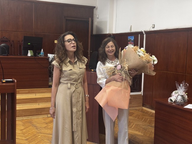 Новият административен ръководител-председател на Окръжен съд - Хасково Милена Петева - Георгиева встъпи официално в длъжност