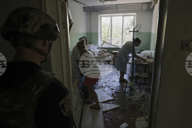 Най-малко 14 души са ранени при руски удар, засегнал медицинско заведение в Харков