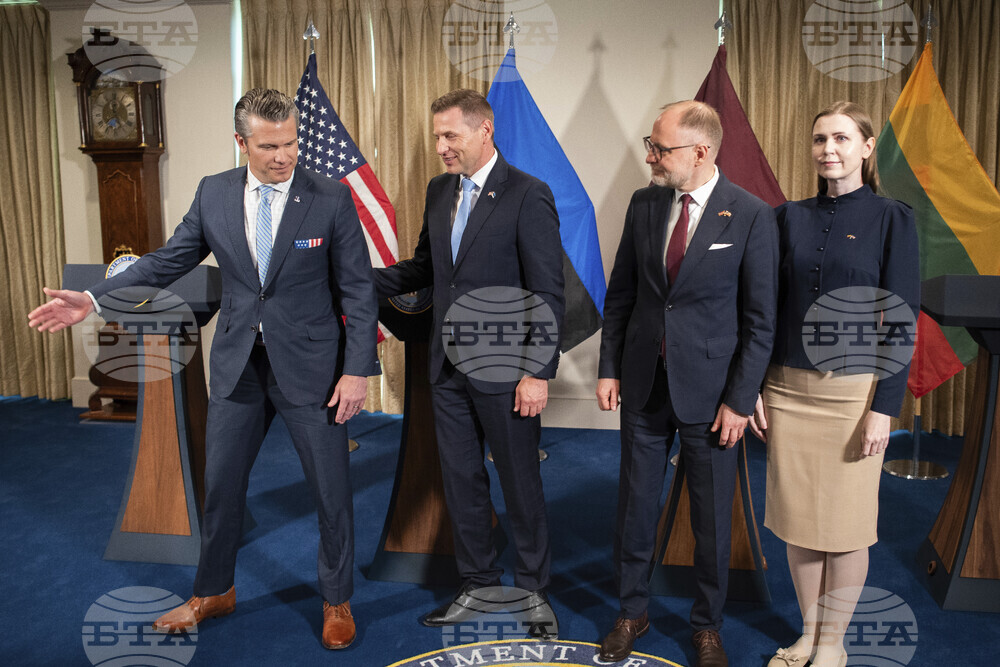 Pentagon US Estonia Latvia Lithuania