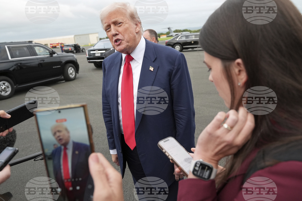 APTOPIX Trump Scotland