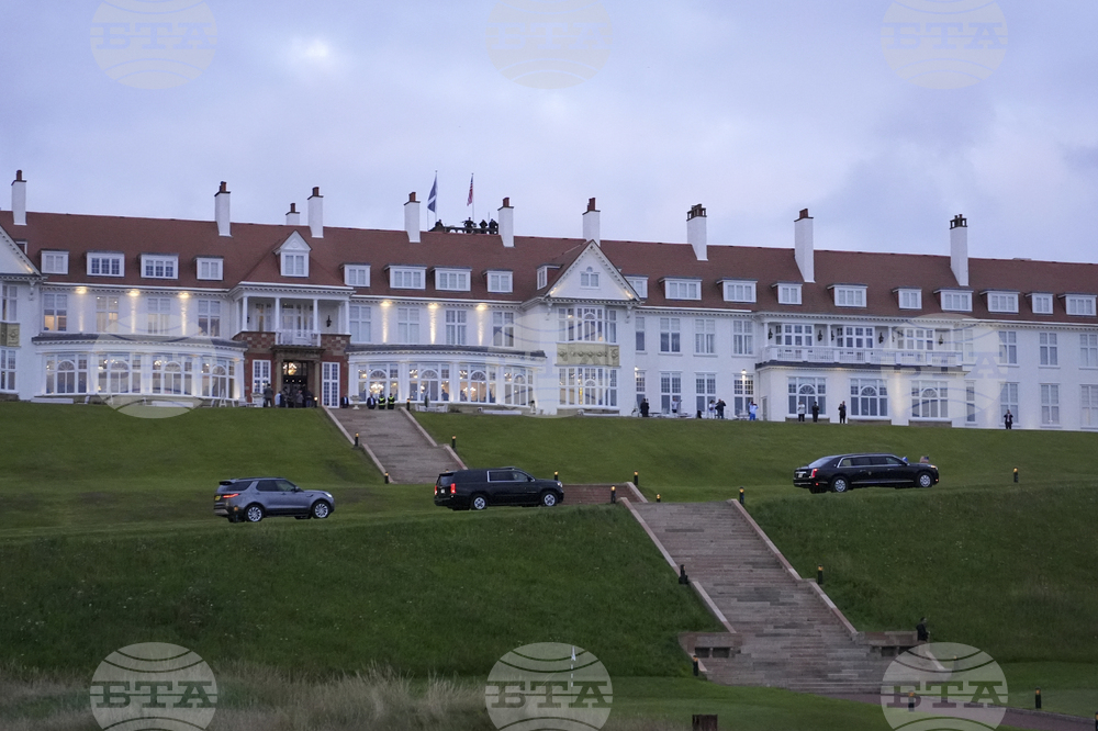 APTOPIX Trump Scotland
