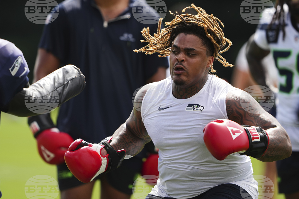 Seahawks Camp Football