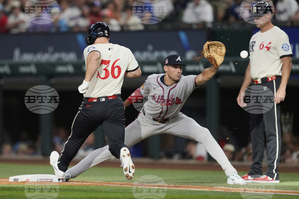 Braves Rangers Baseball