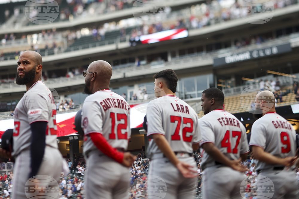 Nationals Twins Baseball