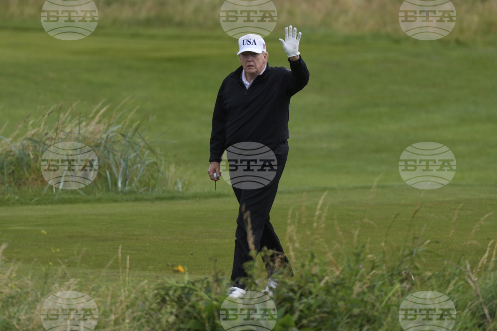 APTOPIX Trump Scotland