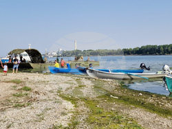 Свищов - река Дунав - масово преплуване