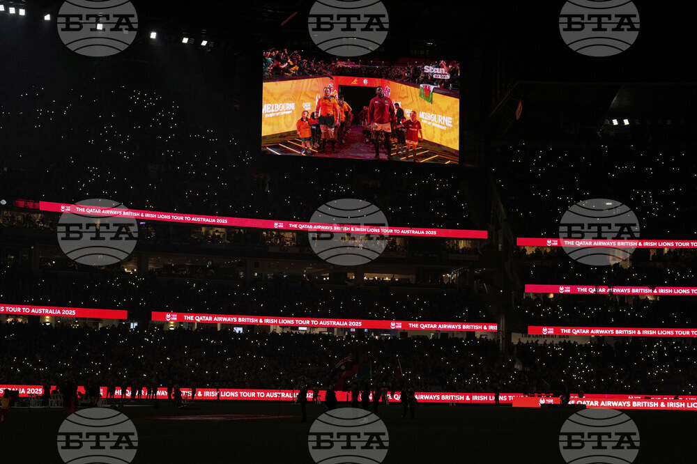 APTOPIX Australia Lions Rugby