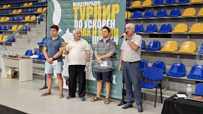 Гросмайстор Кирил Георгиев спечели състезанието по блиц на международния турнир по шахмат в Шумен