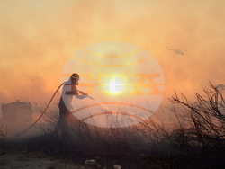 APTOPIX Greece Wildfire