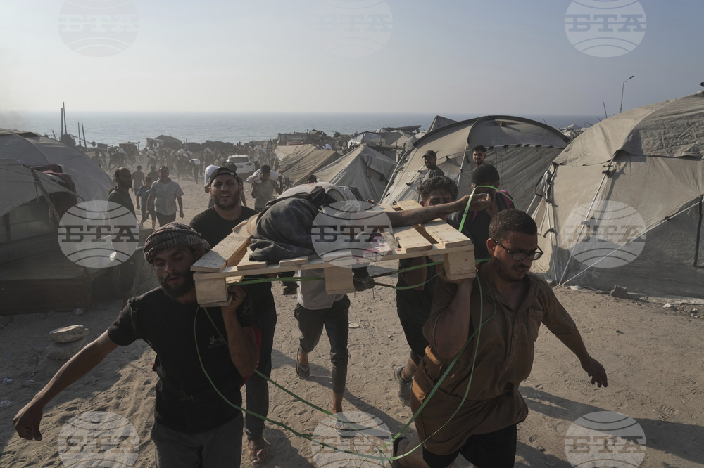 CORRECTION Israel Palestinians Gaza