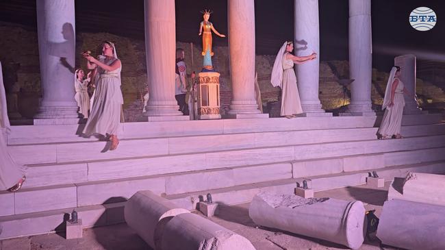 В античен град Хераклея Синтика беше представен интерактивният спектакъл „Мистерия Синтика“