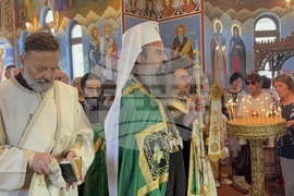 Самоков - храм „Свети Панталеймон“ - патрирах Даниил - литургия