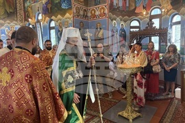 Самоков - храм „Свети Панталеймон“ - патрирах Даниил - литургия